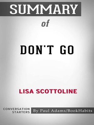 cover image of Summary of Don't Go